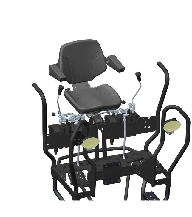 HCDH CLASSIC DRIVE HIGHLIGHTS Lightweight, robust, tried and tested and reliable Distance of seat bucket to controls can be adjusted; seat can be accessed from both sides High-quality control valves