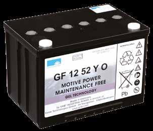 Motive Power > Sonnenschein GF Y Range dryfit block batteries Sonnenschein GFY Range (dryfit A500 cyclic The GFY block battery range is particularly suitable for the leisure and mobility market
