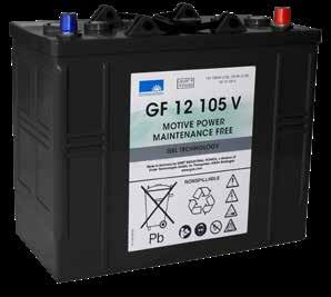 > Battery technology: RLA (valve regulated leadacid > Maintenancefree (no topping up during the whole service life > ery high intrinsic safety > Robust, safe and reliable > Low selfdischarge rate >