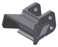 (All rail sizes) 1640155 1640156 2 2 FastClip UnClip Jaw