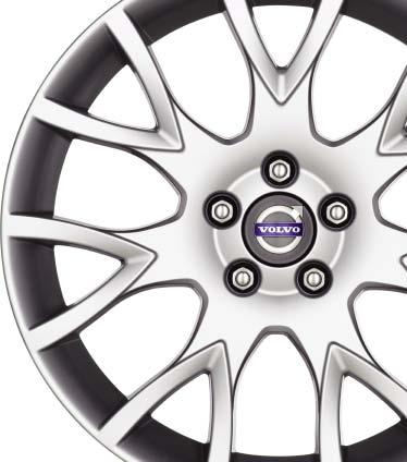 Volvo alloy wheels come in a variety of different styles, cuts and finishes each