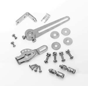 Technical Instructions Accessories 338-031 Floor Mount Kit Operation Modulating Actuators Sizing Damper Push Rods (5/16 inches diameter) 12 inches (304.8 mm) long 338-041 15 inches (381.