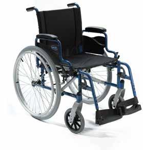 The Action 1NG is available in standard configurations for immediate delivery, but Invacare also offers a wide range of accessories to meet the differing clinical needs of users