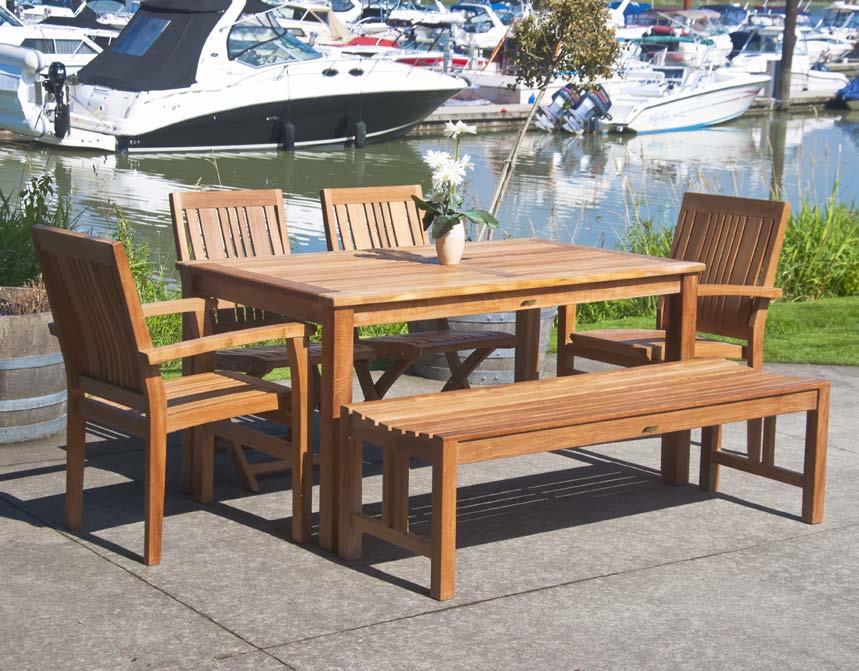 teak Bradford Teak is the ultimate wood for fine outdoor furniture. Ship builders have used Teak for centuries recognizing the quality, strength and durability.