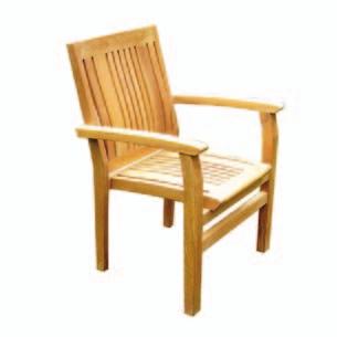 35 ABBEY STACKING CHAIR w 24 / h