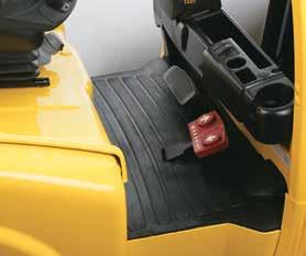 SUPERIOR COMFORT COMES STANDARD The superior ergonomic design of the J45-70XN lift truck means greater comfort for your operator.
