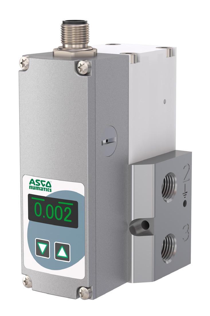 SERIES ASCO NUMATICS Pneumatic Connection The air flow direction is from connection 1 to 2.