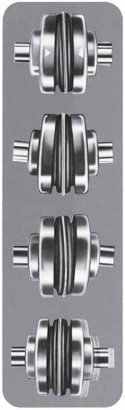 SURE-FLEX CAPABILITIES 4-WAY FLEXING ACTION absorbs all types of shock, vibration and misalignment TORSIONAL Sure-Flex coupling sleeves have an exceptional ability to absorb torsional shock and