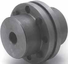 SINGLE FLEX HH SERIES 8 BOLT SINGLE COUPLING The HH series is designed for high torque, low speed applications. Hubs are cast iron. Steel is optional. Flex discs are high strength alloy steel.
