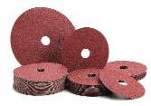 Aluminum Oxide Resin Fiber Discs Economically priced aluminum oxide abrasive grain on a heavy fiber backing. This general purpose disc is good for small jobs removing welds and imperfections.