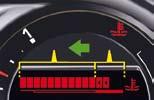 Coolant temperature indicator Under normal operating conditions, the bars should be within section 1.