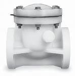 Swing Check Valves The Chemline SC Series Swing Check Valve is the heaviest duty solid plastic non-return valve available.