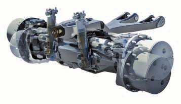 Heavy duty axles for heavy duty performance The heavy duty axle is fitted to the T8.435 as standard.