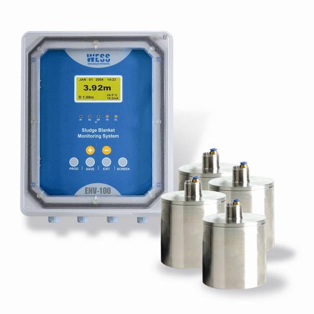 Ultrasonic Sludge Blanket Monitoring System The ENV100 Ultrasonic Sludge Blanket Level Meter manufactured by WESS, utilizes enhanced ultrasonic technology to measure the sludge interface level in