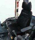 operator comfort and stability. COURTESY BOX Positioned behind the operator seat, the courtesy box provides a large area for personal objects.