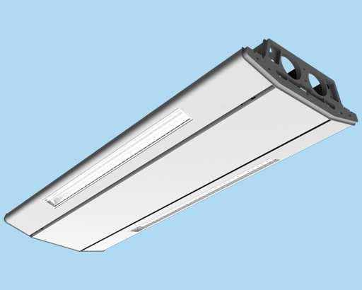 LIGHTING Luminaires for CBQ chilled beams are especially designed high specification recessed direct/indirect luminaires for office applications.