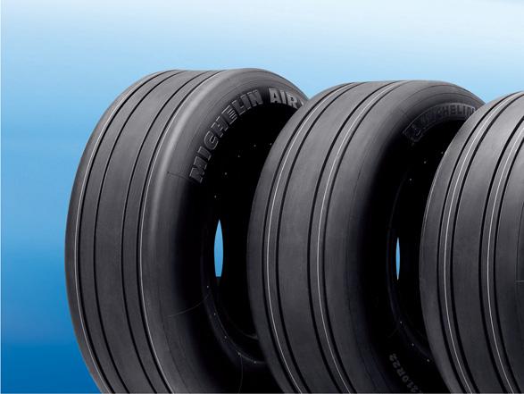 aircraft fl eets were equipped with MICHELIN NZG radial tires Michelin estimates based on: average tire weight by market segment and by tire technology, ACAS fl eet data,