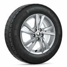 0J 15 ET38 for 185/60 R15 tyres, black metallic Deneb 5JA 071 495B 8Z8 0J 15