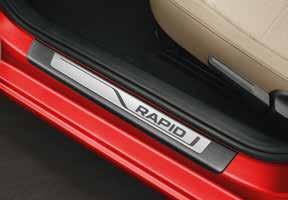 With attractive and practical products from ŠKODA Genuine Accessories you can customize your RAPID SPACEBACK to even better meet your needs, fulfill your motoring dreams, and take full advantage of