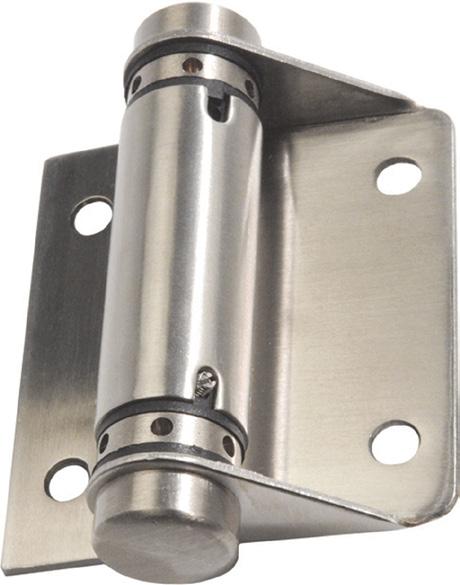 1 = 1 Hinge 2-700-065 STAINLESS STEEL SPRING HINGE OPEN ASSIST BOLT THROUGH 304 Stainless steel, nylon inserts Stain finish Use for both Right Hand and Hand