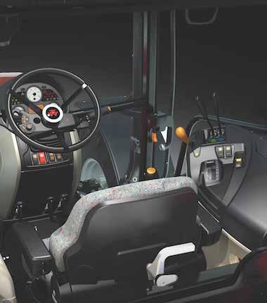 The ergonomic control layout and modern features provide easy operation for all tasks and help to reduce fatigue on long days.