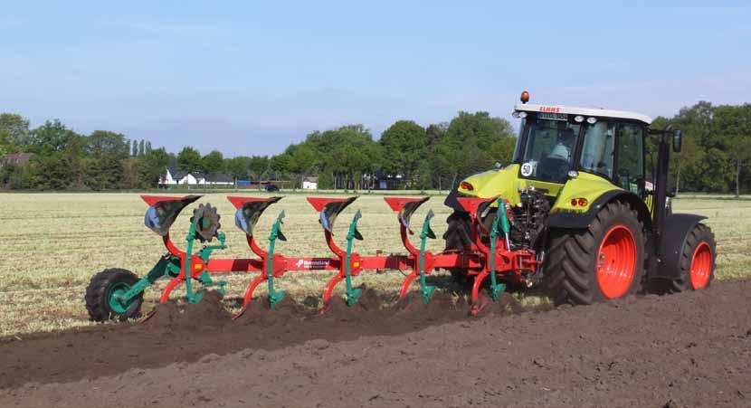 Light, Robust, Easy to handle Kverneland 150 B/S Variomat Light and robust mounted reversible ploughs for tractors up to 150 hp.