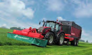 Actively driven swath former, producing even, box-shaped swaths. The auger is driven by a small gearbox with an additional power requirement of only 5hp.