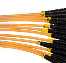 Particularly suited for forced guidance, e.g. cable carriers. Fibre optic cables in which multiple beans are transmitted are called multimode fibres (see illustration).