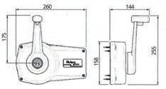 As an alternative to selector unit installation, in case cable length is not excessive and single lever not used, it is possible to mount in series.
