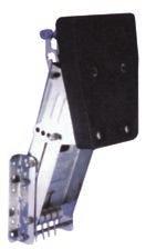 BRACKET FOR AUXILIARY OUTBOARD MOTOR Adjustable. Made of anodised alluminium, with plastic surface.