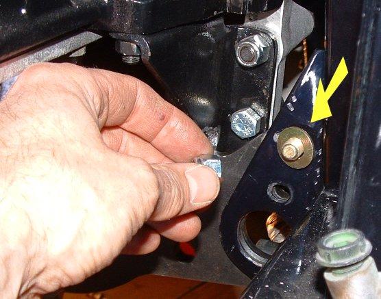 I prefer to pass these bolts from back to front so that the nuts are accessible from the front. Tighten these now. () Tighten Large Allen Bolts Go ahead and tighten the large allen bolts now.