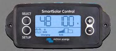 SmartSolar charge controller MPPT 150/45 up to MPPT 150/100 with screw- or MC4 PV connection Ultra-fast Maximum Power Point Tracking (MPPT) Especially in case of a clouded sky, when light intensity