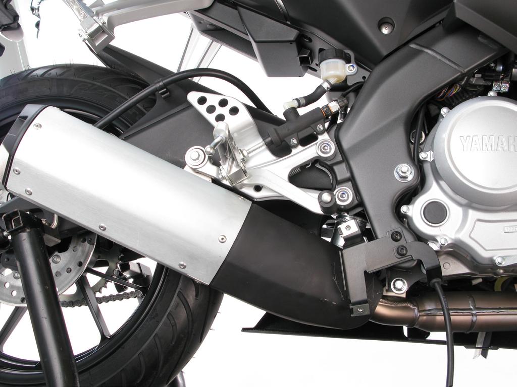 remove the stock exhaust off the motorcycle (Figure 5, 6).
