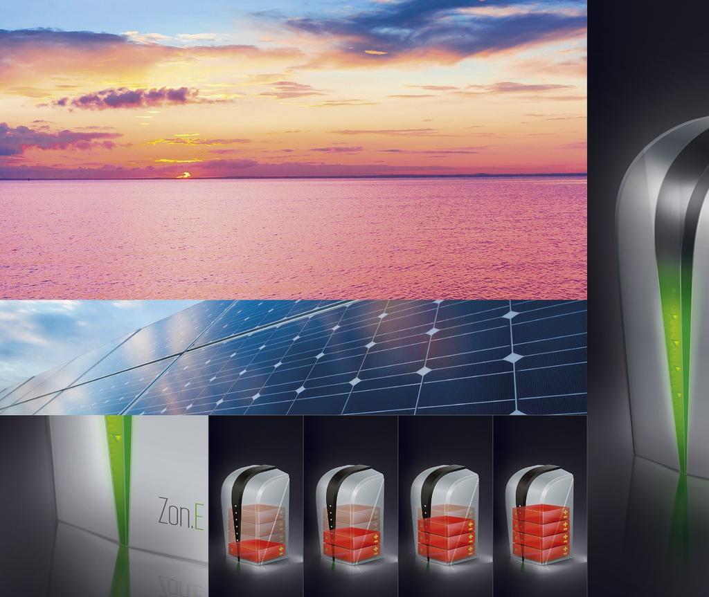 Zon.E is a storage system working on the AC side both with and without a PV plant. Zon.