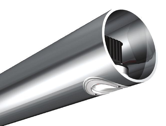 All conductors remain internal to railing to provide secure and safe wiring. Tamperproof option available for extreme environments; consult factory. - Tube Size: Ø 1.5-1.75, Max. wall.