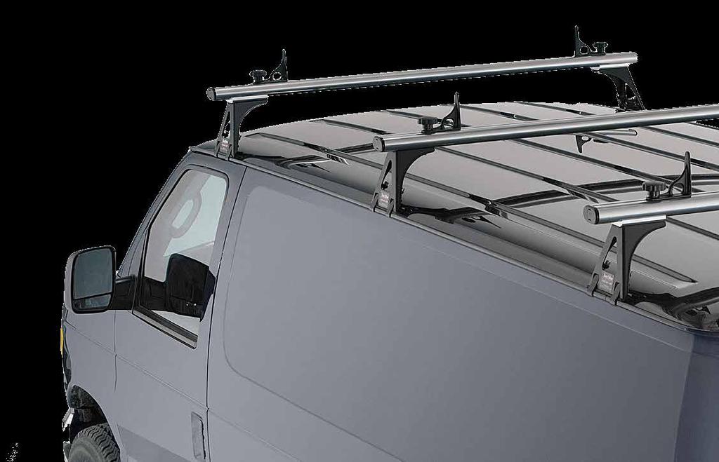 Aluminum Tie-downs Adjust Across Full Width of Truck accommodate multi-size loads Aerodynamic and Quiet features wind deflectors to reduce