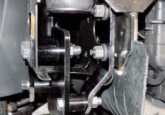 14. Level and align the receiver braces to each other (Fig.M) and tighten two outside frame bolts (Fig.N) on each side. 15.