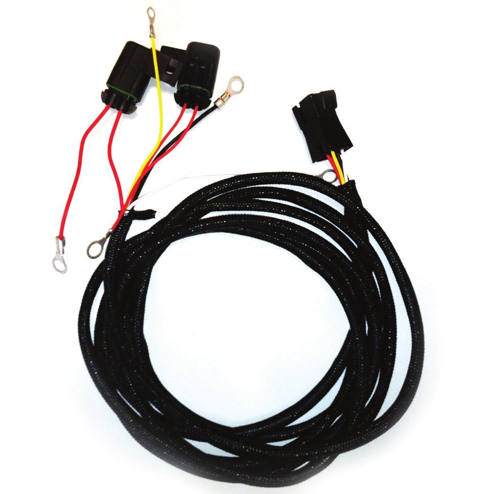 Main Power Harness The power harness is used to supply power to the GRIP system, control solenoid, and monitor the auxiliary battery.