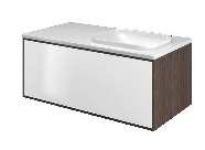 00 8 225 450 TLA-307 00mm Ceramic Worktop LH for 45cm Recessed Basin 175 - No tap hole 140 30 350 380 515 485 Drawer Front Sample & Colour Swatches available on request 00mm - Mocha horizontal