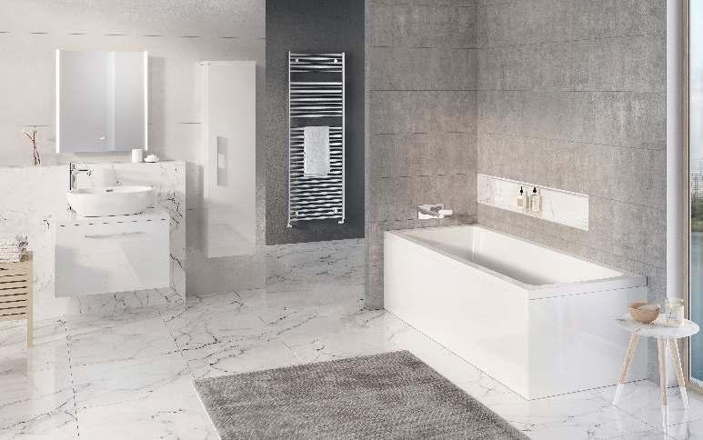 1 Furniture Collections Loretto Series -13 Superb, contemporary styled wall-hung bathroom