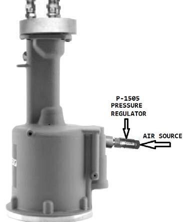 Cherry provides a compact in-line air pressure regulator, but any shop air pressure regulator can be used on the dedicated line (see below schematics) Tools with an integral Air Pressure Regulator