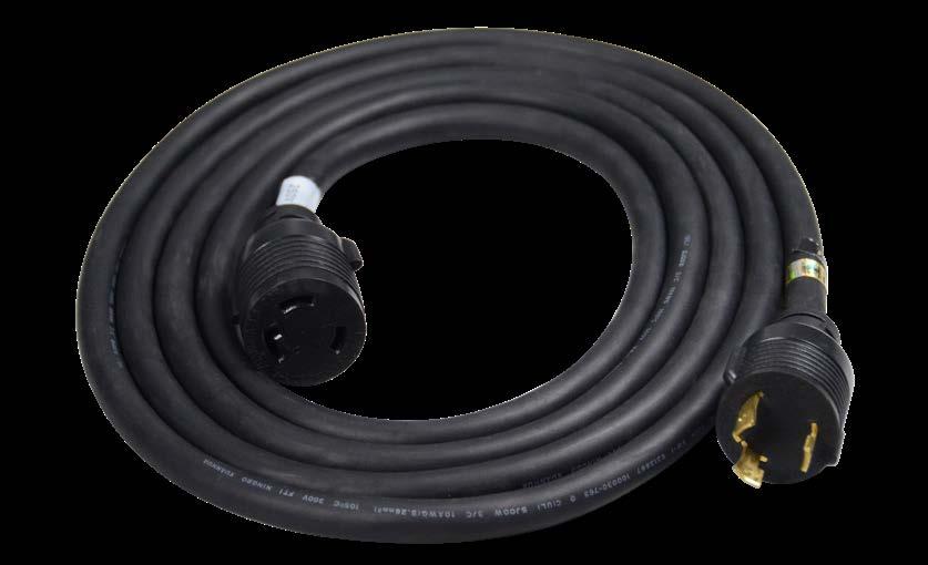 Adapter Plug 10/3 AWG Cable (1.5 ft) 6-30 BE-000482-00 6-50 BE-000485-00 10-30 BE-000483-00 10-50 BE-000486-00 14-30 BE-000484-00 14-50 BE-000487-00 Extension Cord 120v 11.