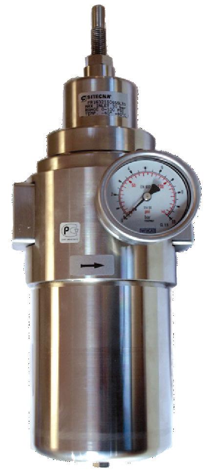 AISI316 3/4-1 Filter Regulator FR serie Filtro regolatore da 3/4 1 in AISI316 serie FR Suitable for automation equipment to onshore, offshore, pharmaceutical, medical and food applications Full