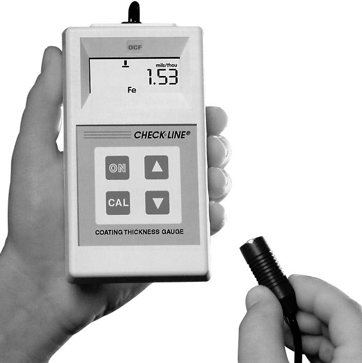 CHECK LINE DCF-900 / DCN-900 Coating Thickness Gauge CHECK LINE INSTRUMENTS ELECTROMATIC E Q U I P M E N T
