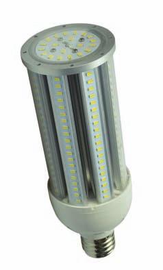 LED LIGHTING + DESIGN CORN Series LED CORN Lamp (Screw In Replacement) CORN Series LED CORN Lamp (Screw In Replacement) Replaces up to 250 Watt existing HID and CFL lamps.