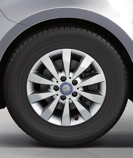 17 light-alloy wheels with a multi-spoke design 3.