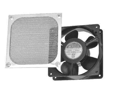 Wire Mesh Guards Aluminum Fan Filters Aluminum/Stainless filters offer high levels of air passage