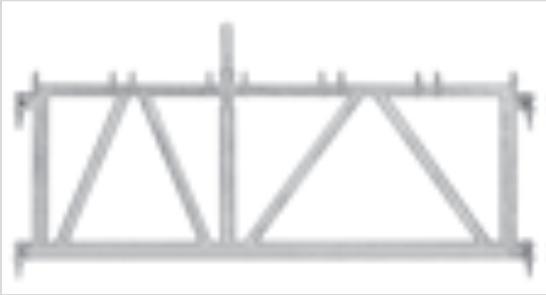 FRAME SCAFFOLDING RPL 070 Walkway girder SL Lattice girder SL Walkway girder SL galvanized Width Height Article Weight Price with 4 wedge heads for SL decks for use with
