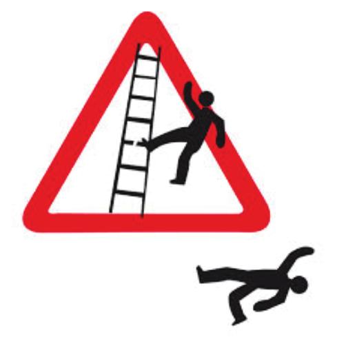 There is absolutely no reason for anybody to get hurt, disabled, or killed while using a ladder. Yet it happens every single day. Somebody steps on the safety sticker that says "This is not a step!