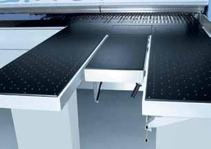 Optional extras Optional Extras HPP 410 HPP 430 HPL 410 HPL 430 HKL 430 Movable air table The movable air table is easily moved along linear guides and offers you a